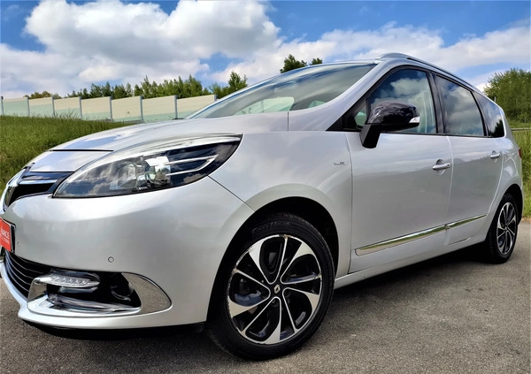 Renault Grand Scenic cena 33800 przebieg: 210000, rok produkcji 2015 z Siechnice małe 631